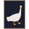 Kate & Laurel All Things Decor 18"x24" Sylvie Farm Duck Framed Canvas by Hannah Beisang Brown - 2 of 4