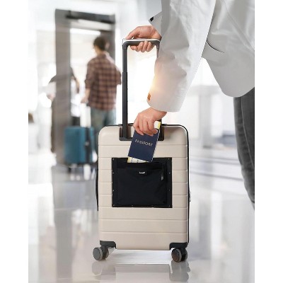 LUGGEX HUP3 Carry On Expandable Luggage, Accelerate Access with DiHook, Smooth Spinner Wheel ,Durable Polycarbonate Hard Shell