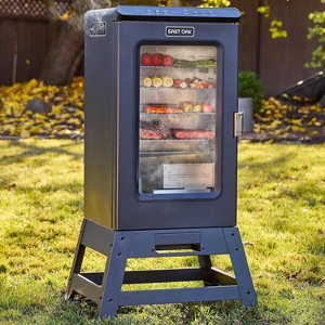East Oak Ridgewood 30" Electric Smoker with Leg Kit and Glass Door - 1 of 4