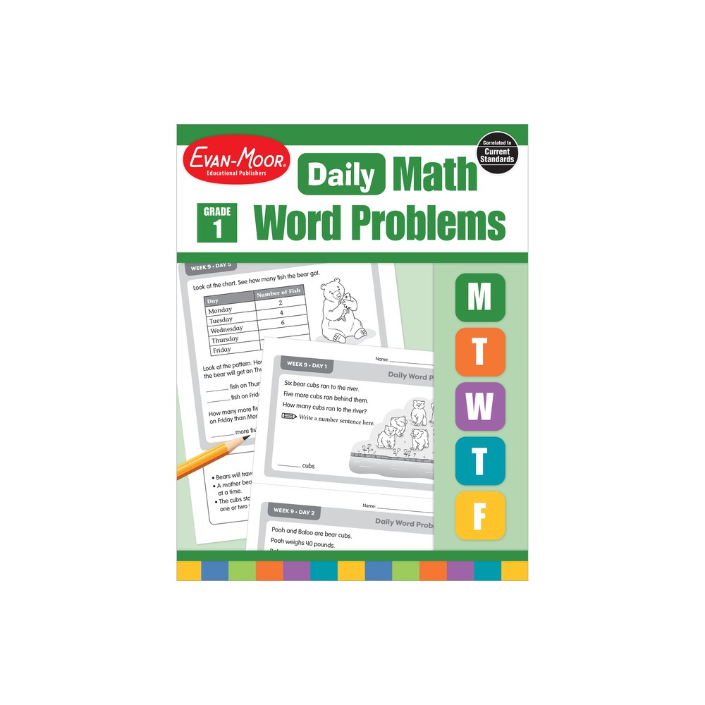 ISBN 9781629385389 product image for Daily Word Problems, Grade 1 - by Evan-Moor Educational Publishers (Paperback) | upcitemdb.com