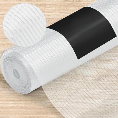 Ribbed Top Shelf Liner, Non Adhesive Waterproof Protection for Kitchen Drawers, Cabinets, 12x20, Clear
