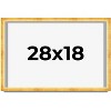 PosterPalooza | Minimalist Shadow Box Gold Picture Frame - UV Acrylic, Backing Board, Hanging Hardware - 2 of 4