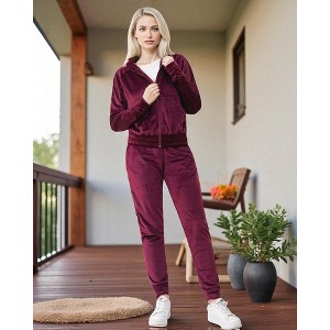 Women's Soft Velvet Spring Set - 1 of 4