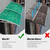 Yescom 80"x40" Dual-Sided Window Awning - 3 of 4
