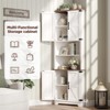 68.9" Tall Corner Cabinet, Farmhouse Storage Cabinet with Adjustable Shelve & Barn Door Design - 4 of 4