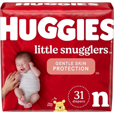 Huggies Little Snugglers Diapers Jumbo Pack - Size Newborn (31ct)