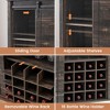 Whizmax Coffee Bar Cabinet with Storage,47" Wine Bar Cabinet with Sliding Barn Door,Sideboard Cabinet with 16 Bottle Wine Rack for Dining,Living Room - 4 of 4