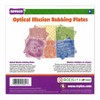 Roylco® Optical Illusion Rubbing Plates, 6 Per Pack, 2 Packs - 3 of 3