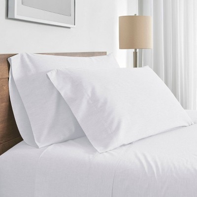 True White 300 Thread Count Cotton Full Sheet Set