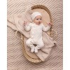 MiniMoi 2 Piece Baby Boys "Playful Dots" Velour Footie Set - 3 of 4