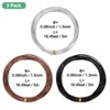 Unique Bargains Anodized Aluminum Flexible Bonsai Training Wire 3 Rolls - 3 of 4