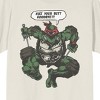 TMNT Comic Origins Kiss Your Butt Goodbye Crew Neck Short Sleeve Tofu Men’s T-shirt-Large - 2 of 3