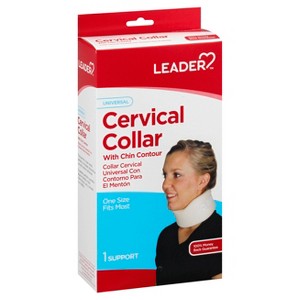 Leader Universal with Chin Contour Cervical Collar 1 ea - 1 of 4