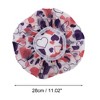 Unique Bargains Women's Heart Pattern Cap Blue Pink 1 Pc - 2 of 3