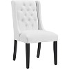 Modway Baronet Dining Chair Vinyl Set of 2 White - 2 of 3