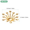Unique Bargains Metal Durable Multipurpose Jewelry Making End Caps 200 Pcs - 3 of 4