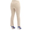 Rekucci Curvy Woman Ease into Comfort Plus Size Straight Pant with Tummy Control - 4 of 4