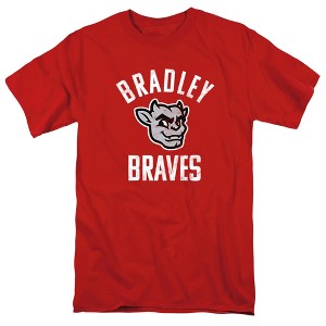 Men's Bradley University Official Braves Logo T-Shirt - 1 of 4