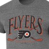 NHL Philadelphia Flyers Men's Short Sleeve Gray Tri-Blend T-Shirt - 3 of 3