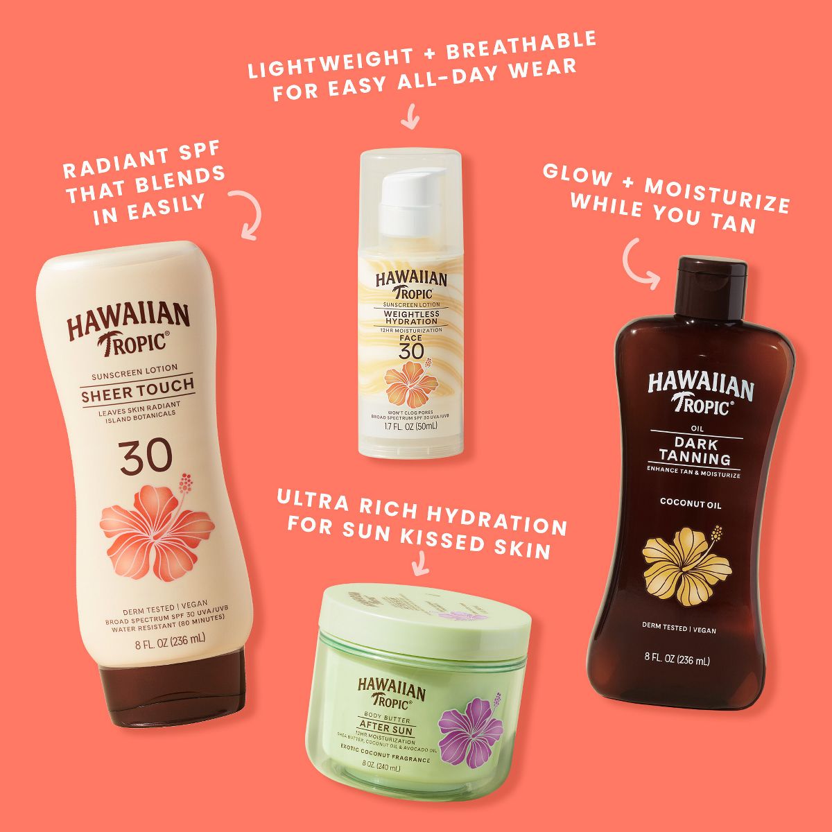 Hawaiian Tropic Touch Ultra Radiance Lotion Sunscreen - SPF 30 - 2 fl oz - thumbnail 7