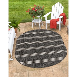 Jill Zarin Outdoor Anguilla Striped Woven Area Rug - 1 of 4