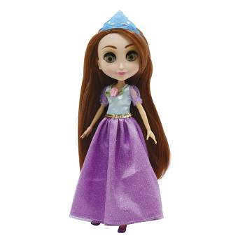 Little Bebops Princess Doll - 10 Doll, with Gorgeous Long Hair to Brush and Style (Purple Dress)