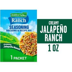 Hidden Valley Jalapeno Ranch Dressing and Seasoning Mix - 1oz - 1 of 4