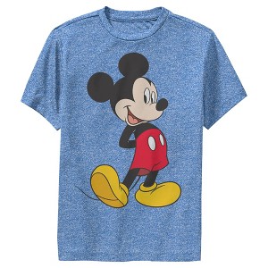 Boy's Disney Traditional Mickey Performance Tee - 1 of 4
