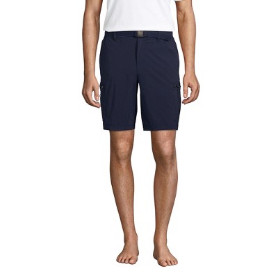 Lands' End Men's 9" Outrigger Stretch Cargo Swim Trunks with No Liner