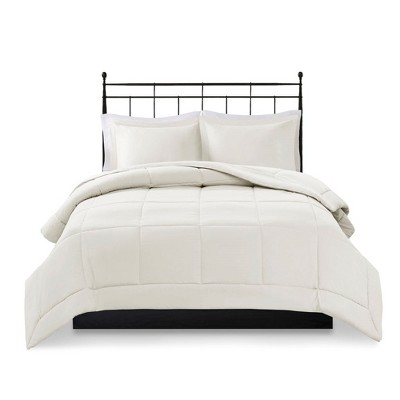 Gracie Mills Jacquelyn Ultra Soft Solid Microcell Down Alternative Comforter Set