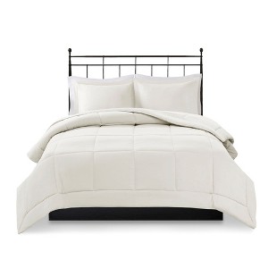 Gracie Mills Jacquelyn Ultra Soft Solid Microcell Down Alternative Comforter Set - 1 of 4