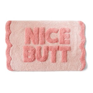 Cotton Tufted Printed Bath Rugs - 1 of 4