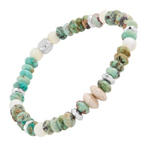 Silpada 'In The Tropics' Sterling Silver Mixed Stones Stretch Bracelet, 7" - 1 of 4