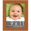 PosterPalooza | Photo Size Modernist Brown Picture Frame - UV Acrylic, Foam Board Backing, Hanging Hardware - 2 of 4
