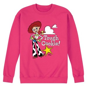 Men's - Disney - Jessie Tough Cookie Graphic Fleece Sweatshirt - 1 of 4