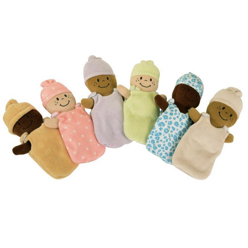 Creative Minds Basket of Soft Babies with Removable Sack Dresses - Set of 6, 2 of 5