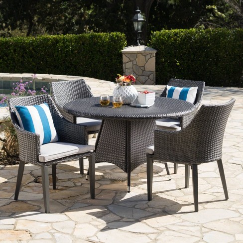 5 piece wicker patio best sale set target