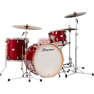 Slingerland Studio King 3-Piece Shell Pack with 22" Bass Drum Royal Crimson Lacquer - 1 of 4