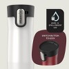 Contigo AUTOSEAL West Loop Vacuum-Insulated Stainless Steel Travel Mug with Easy-Clean Lid, 16 oz, Goji Berry Pearl & Salt Frosted Pearl, 2-Pack - 3 of 4