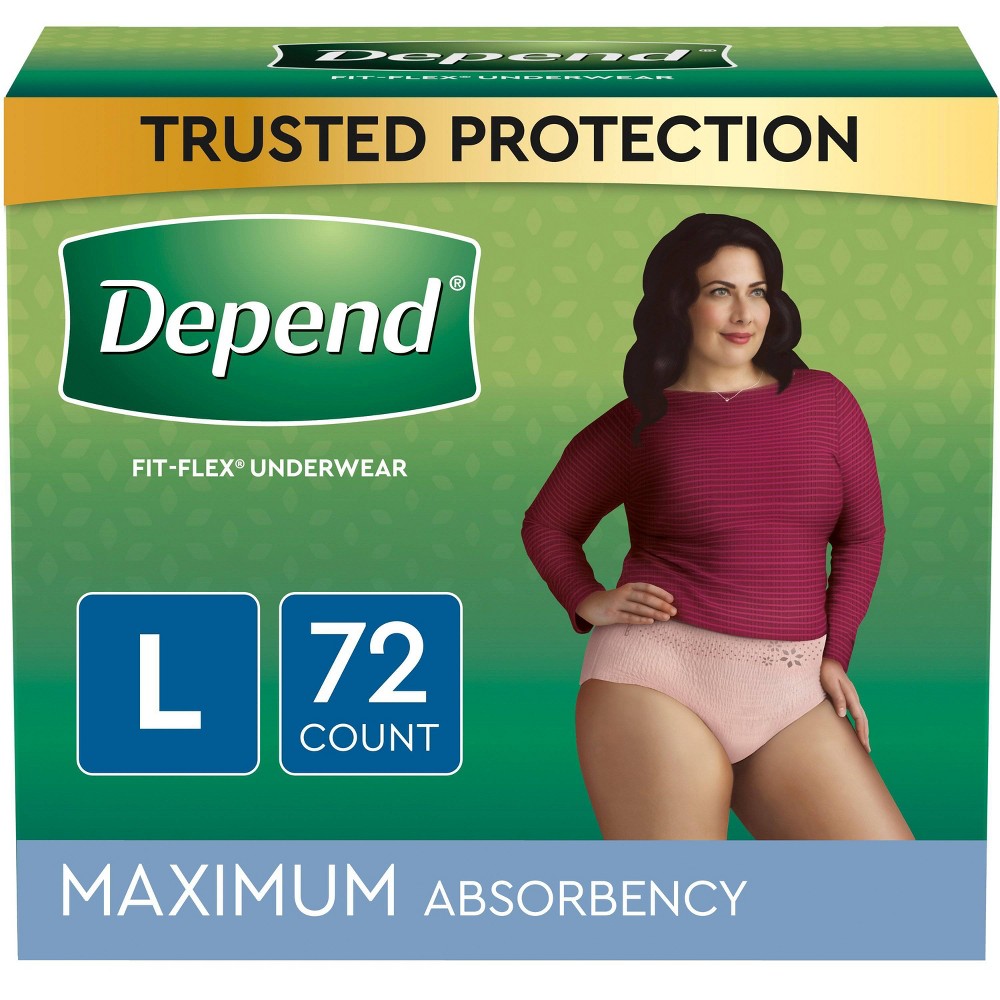 UPC 036000367034 product image for Depend FIT-FLEX Adult Incontinence Underwear for Women - Maximum Absorbency - L  | upcitemdb.com