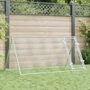 vidaXL Chicken Cage Walk-in Hen Coop - Galvanized Steel Poultry Enclosure 78.7"x41.3"x35.8" Silver - 2 of 4