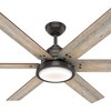 60" Warrant Ceiling Fan with Wall Control (Includes LED Light Bulb) - Hunter Fan - image 4 of 4