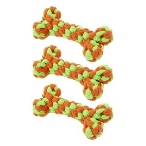 Unique Bargains Bone Shape Dog Chew Rope - 1 of 4