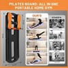 Pilates Board - Pilates Reformer Set, Multi Purpose Foldable Pilates Reformer Board for Home, Pilates Sliding Board - 3 of 4