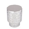 16" Metal Modern End Table with Hand-Hammered Texture and Finish for Living Room - 3 of 4