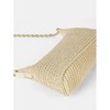 Straw Woven Shoulder Bag Tote Handbag Summer Beach Purse Beige one-size - 4 of 4