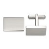 Chisel Stainless Steel Polished Rectangle Cuff Links - 2 of 2