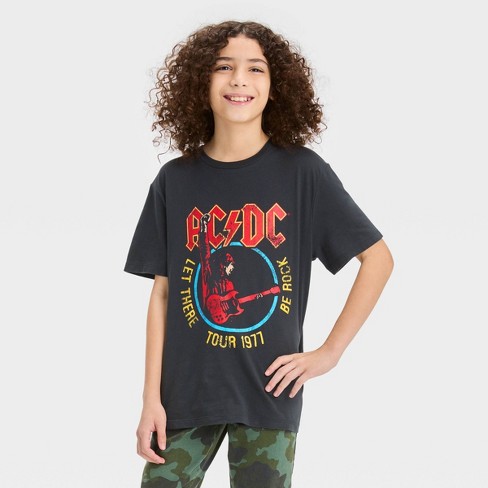 Boys hot sale acdc shirt