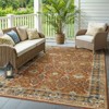 Oriental Weavers Naples 1204X Rust / Blue Indoor /Outdoor Area Rug - 9'10" x 12'10" - 2 of 4
