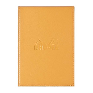 Rhodia Pad Holder with Pad 120 - 3 3/4 x 5 1/4 - Orange cover - 1 of 2